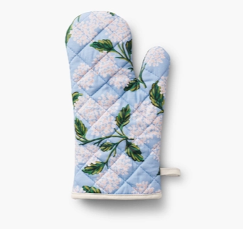 Hydrangea Oven Mitt