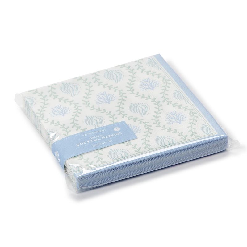 Coastal 3-Ply Paper Cocktail Napkin