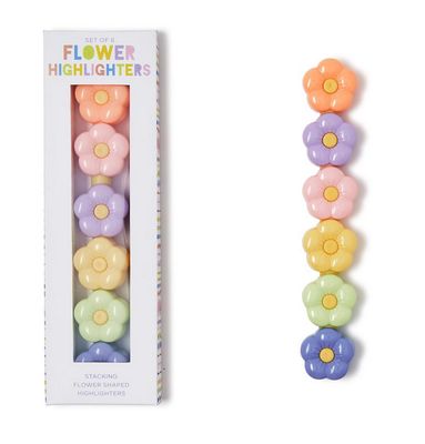 6 Stackable Flower Highlighters