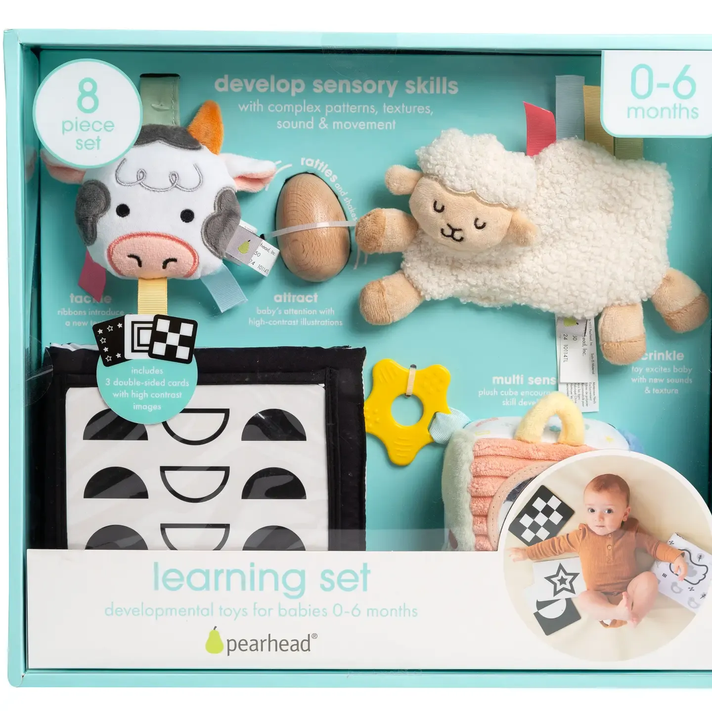 Learning Kit For Babies: 0-6 Months Montessori Learning Toys