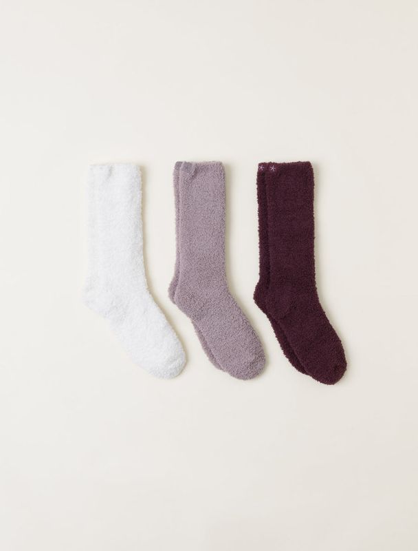 CozyChic 3 Pair Sock Set - Agate