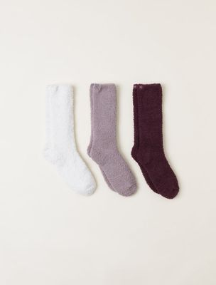 CozyChic 3 Pair Sock Set - Agate