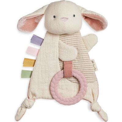Bitzy Crinkle Sensory Toy with Teether-  Bunny
