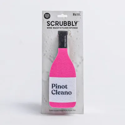 Scrubbly Sponge - Pink Pinot