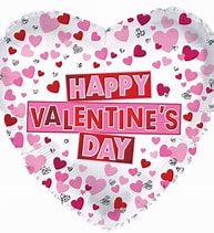 Wht/Pink 17" Valentine Balloon