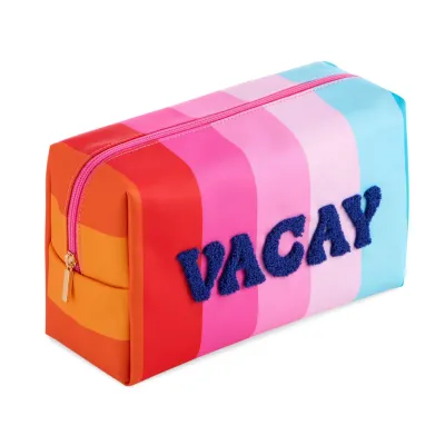 "Vacay" Large Zip Pouch