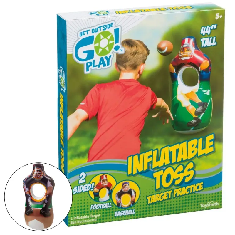 Get Outside Go! Inflatable Football Toss Game