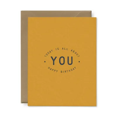 All About You Birthday Card