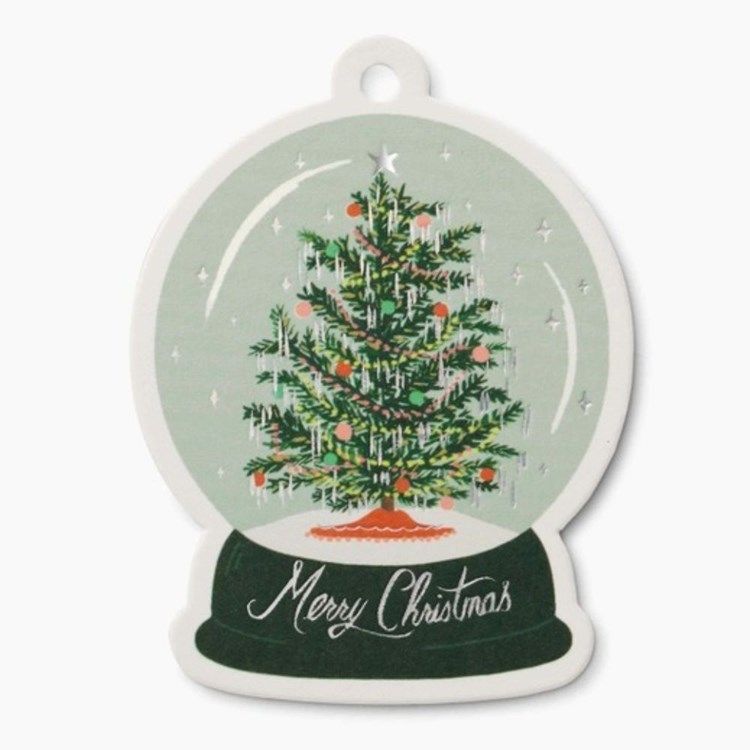 Snow Globe Gift Tags (S/8)