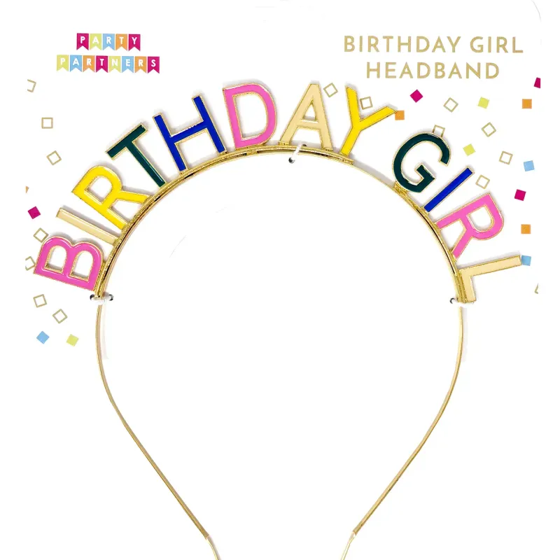 Birthday Girl Metal Headband