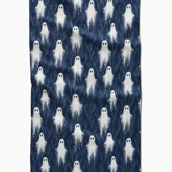 Ghosting Around Tea Towel