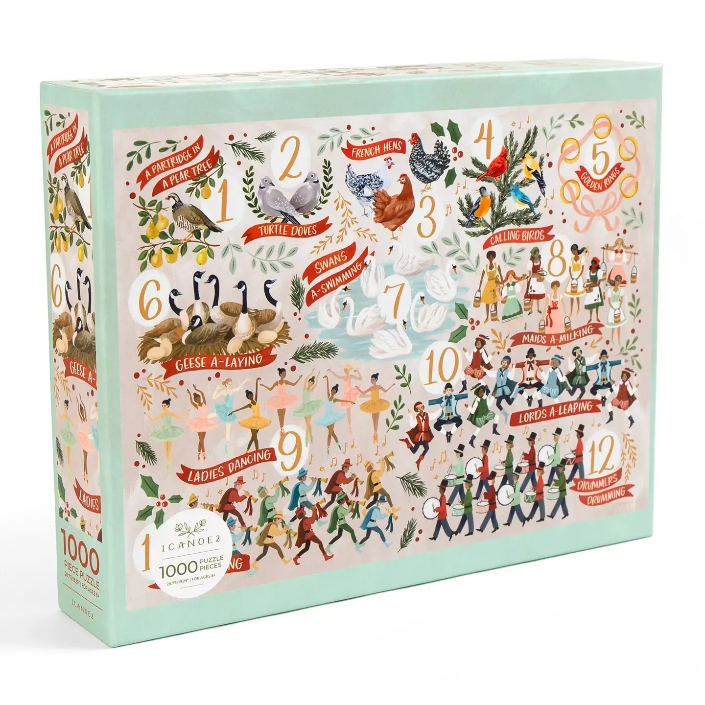 12 Days of Christmas - 1,000 Piece Puzzle