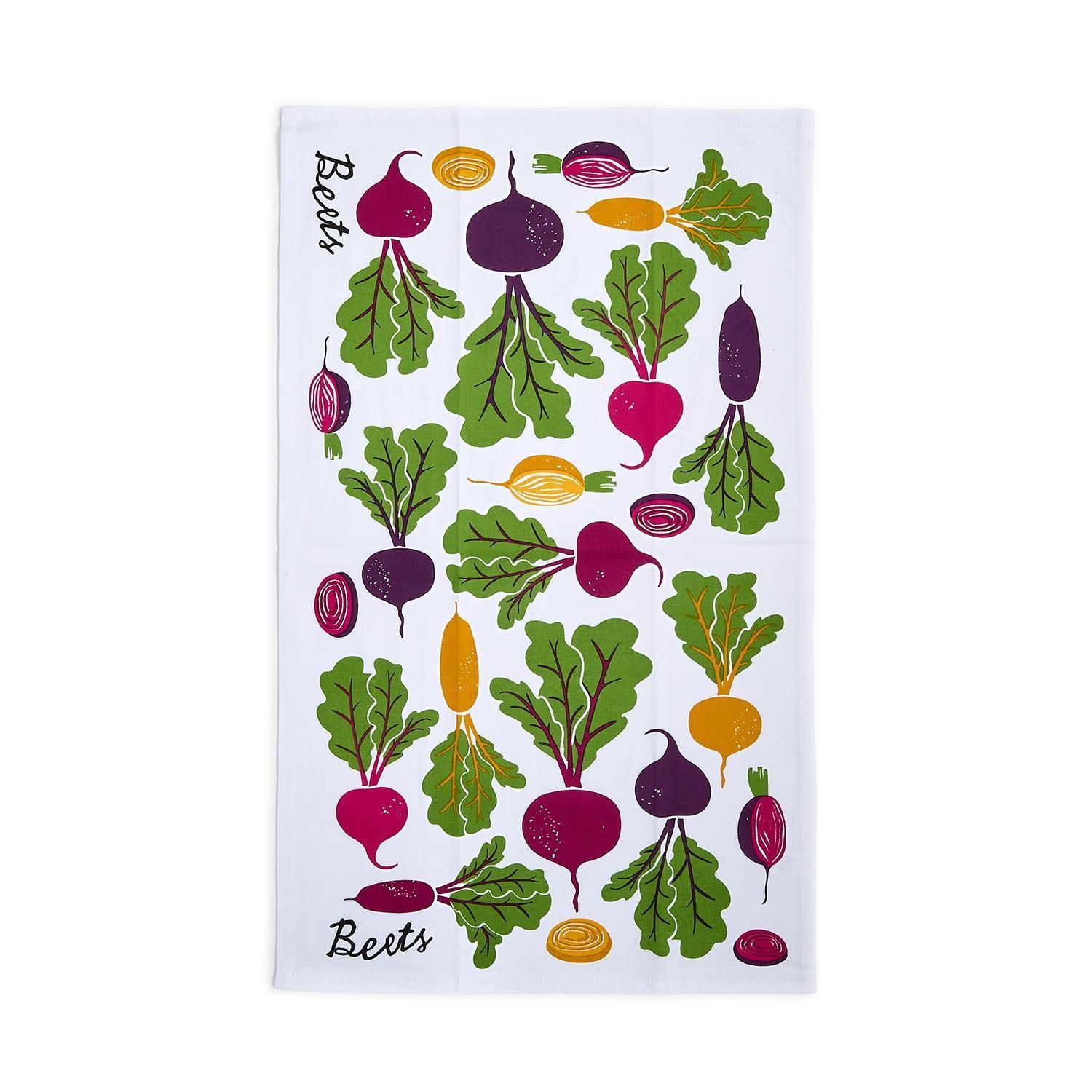 Garden Harvest Beets Dish Towels