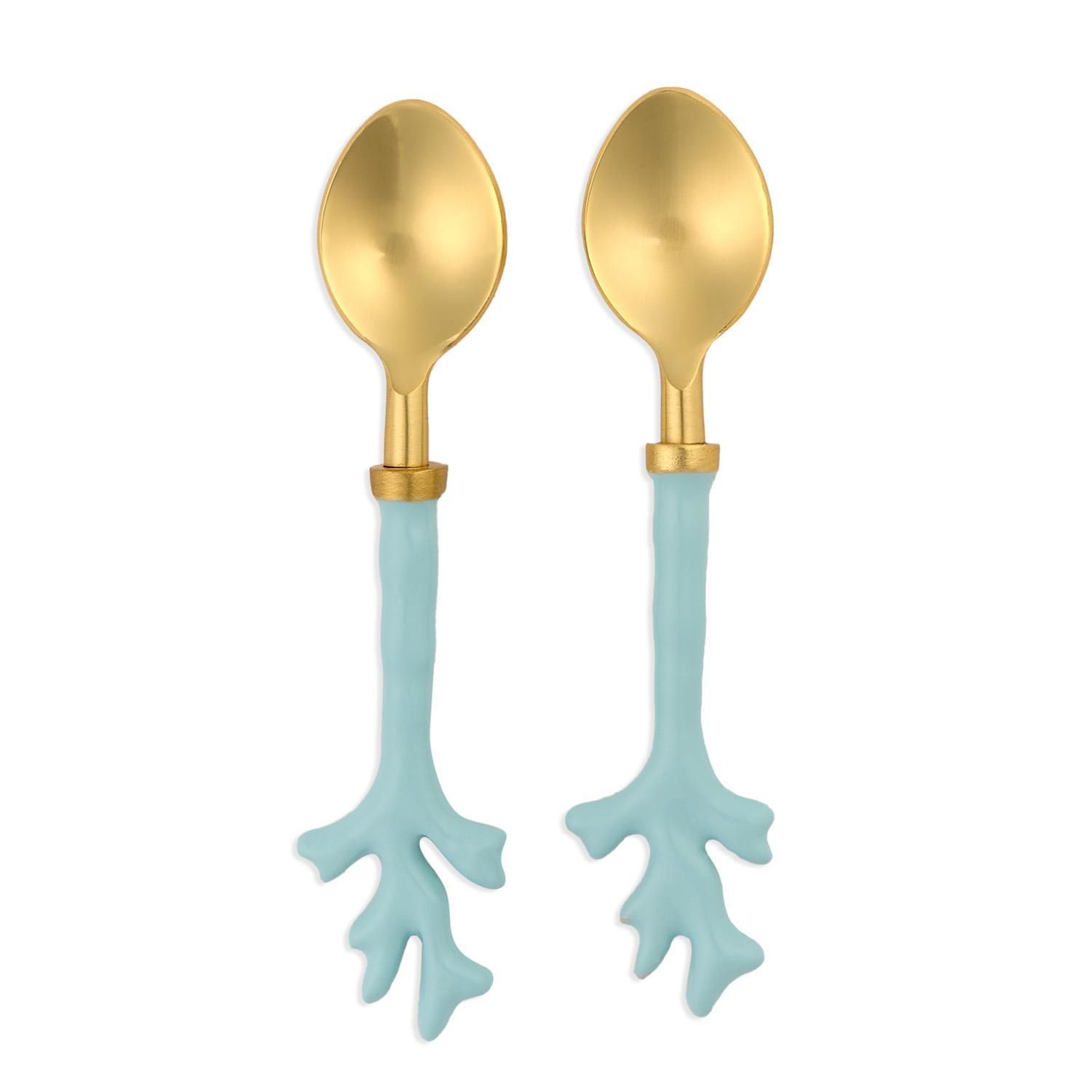 Seafoam Coral Spoons (S/2)