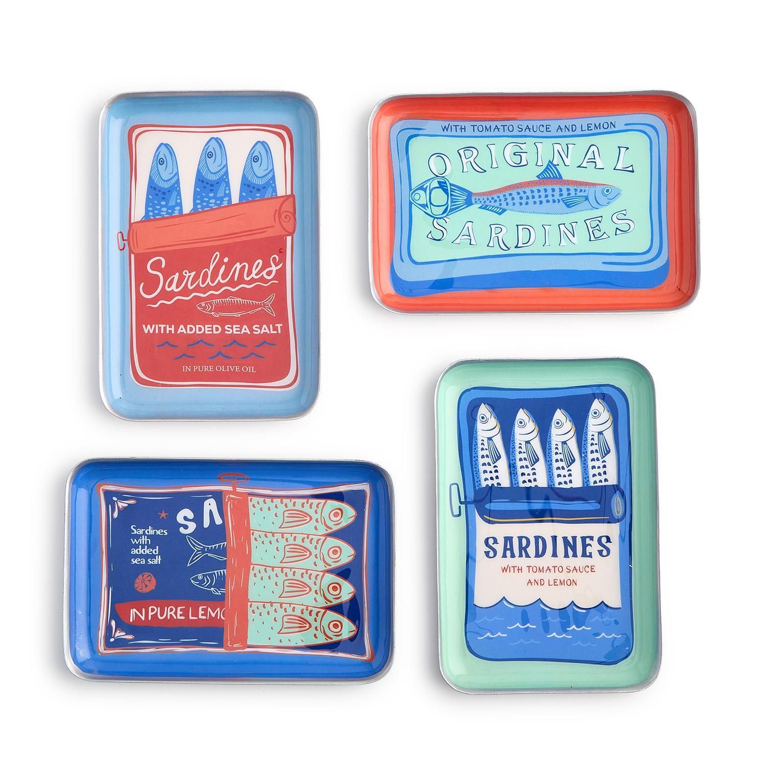 Sardines Metal Trinket Tray -