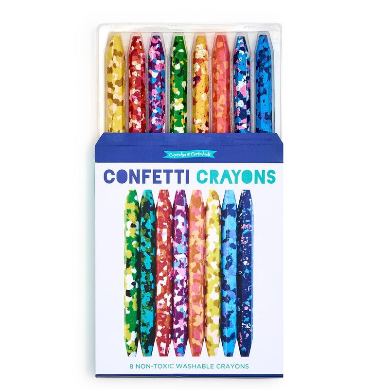 Happy Confetti Crayons