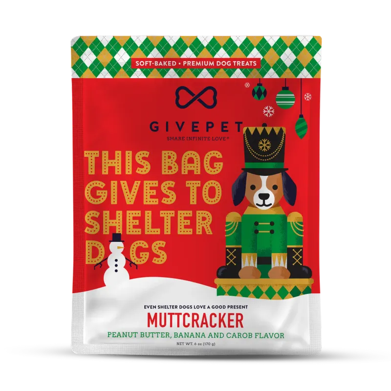 Muttcracker Soft-Baked  Treats - 6oz Bag
