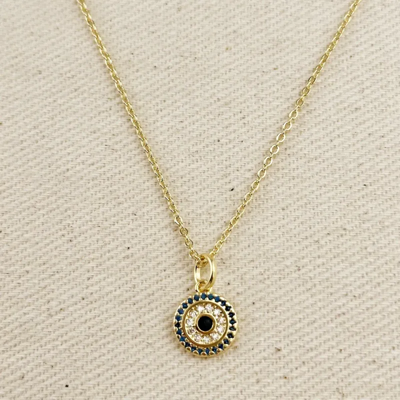 Protection Mandala Necklace (18k Gold)