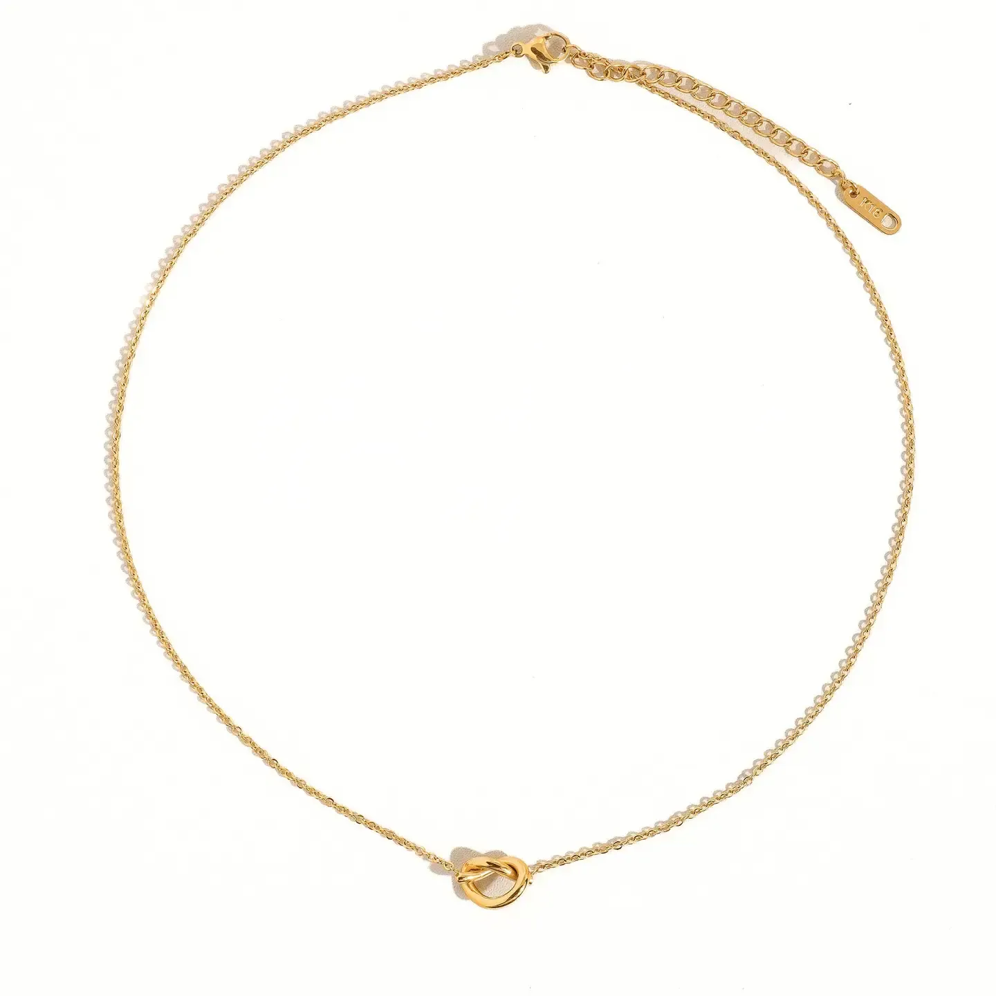 Aimee Petite Heart Necklace (18K Gold)