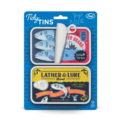 Tidy Tins Sardines Sponges (Set of 2)