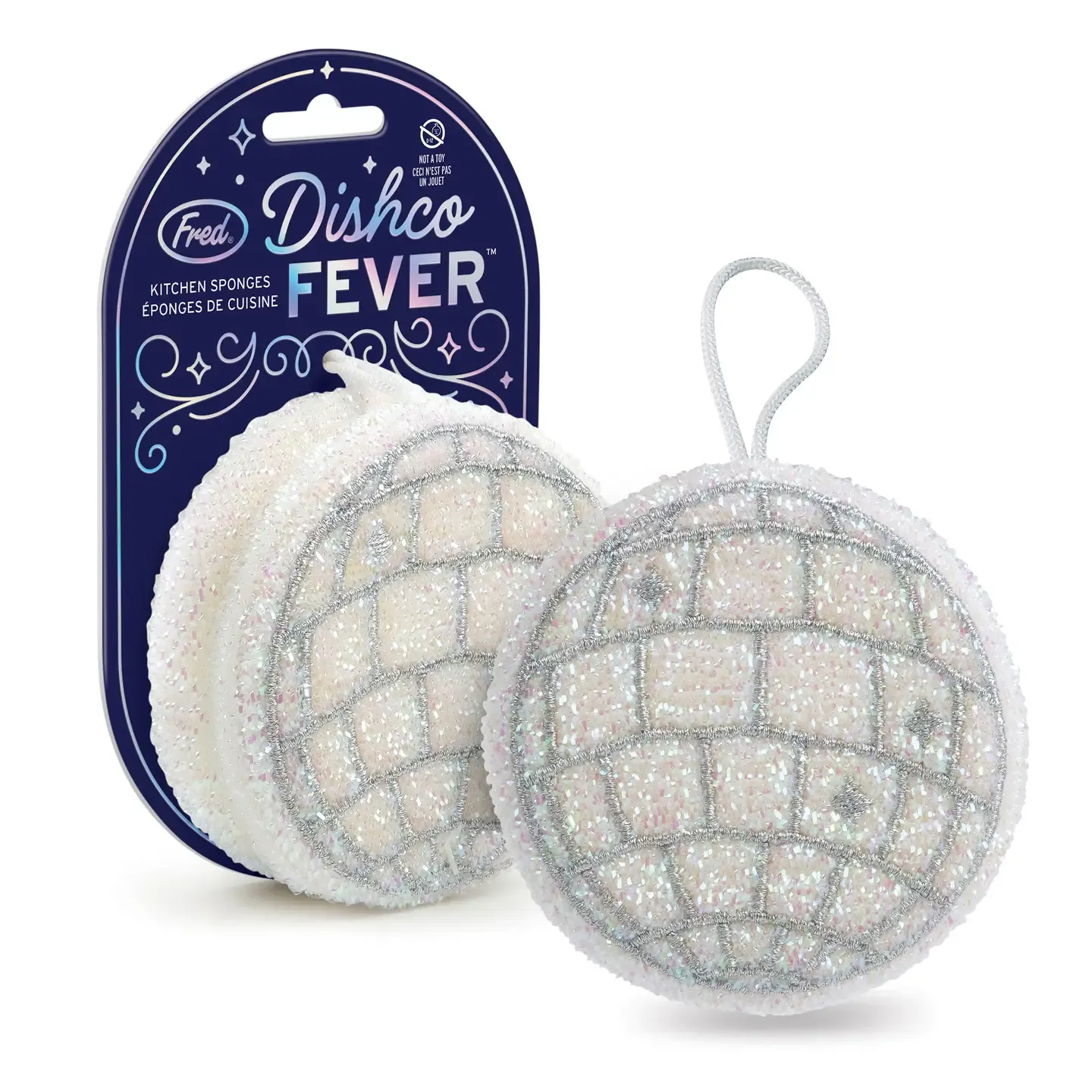 Disco Ball Sponges (Set of 2)