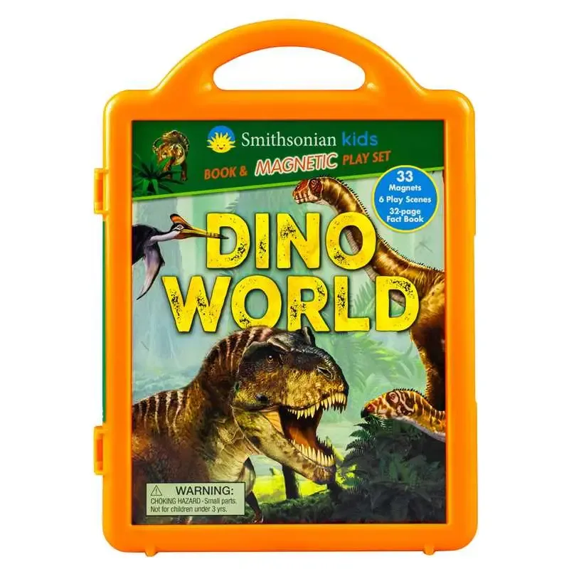 Smithsonian Kids: DinoWorld Book &amp; Magnetic Play Set