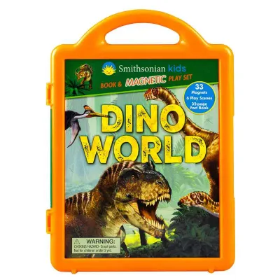 Smithsonian Kids: DinoWorld Book &amp; Magnetic Play Set