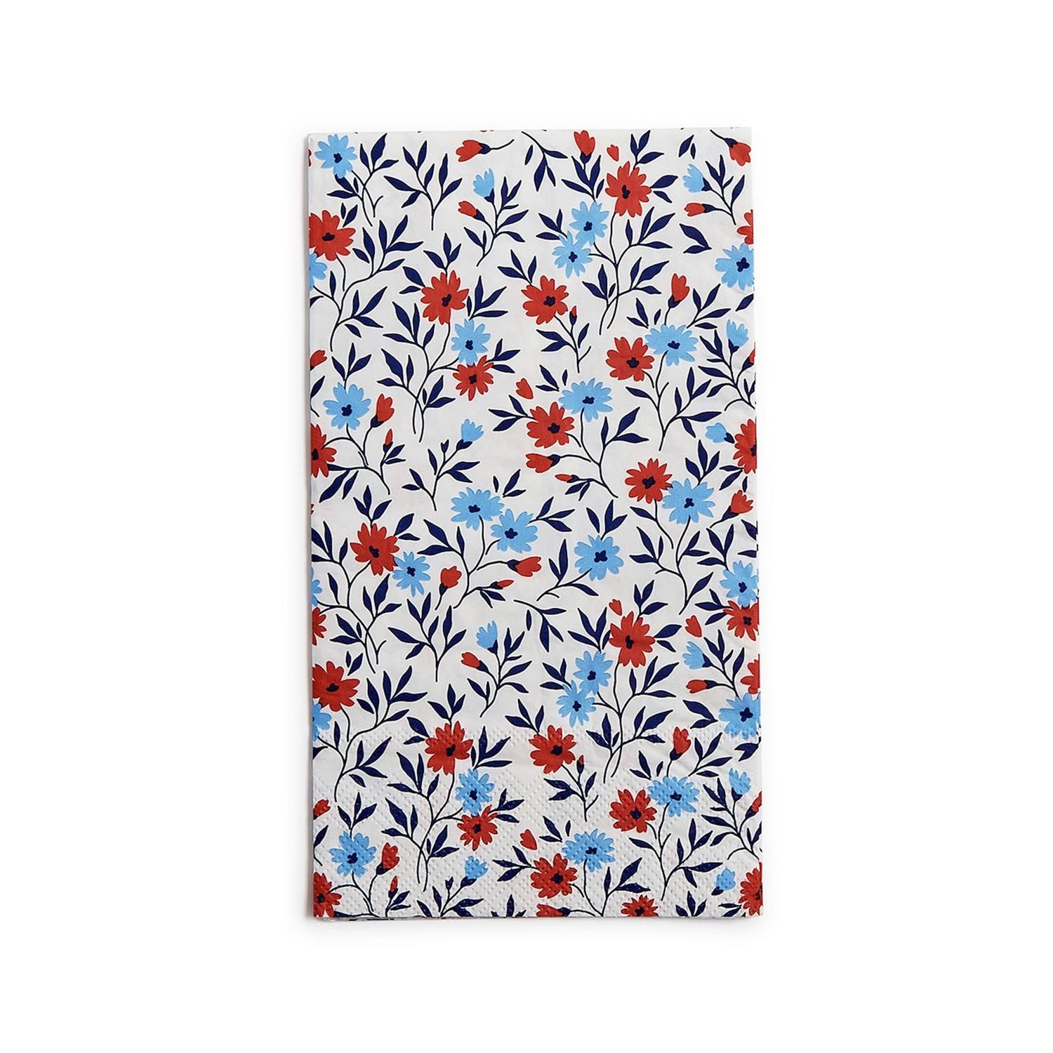 Red, White, &amp; Bloom - Guest Towel/Dinner Napkin