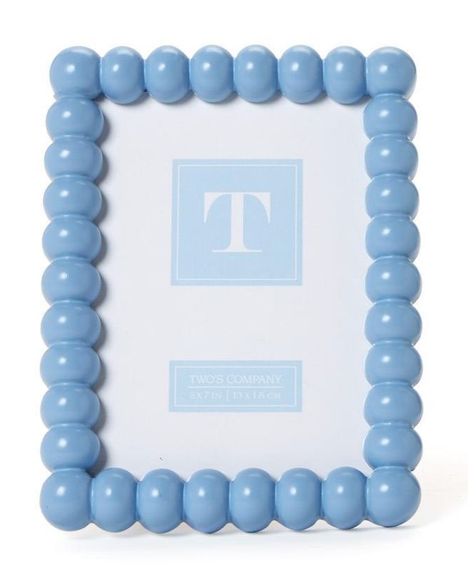 Light Blue Hobnail 5" x 7" Photo Frame