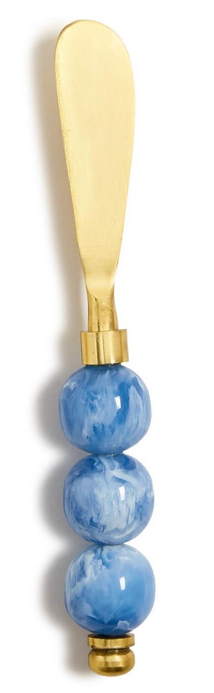 Blue Resin Spreader (Stainless Steel)