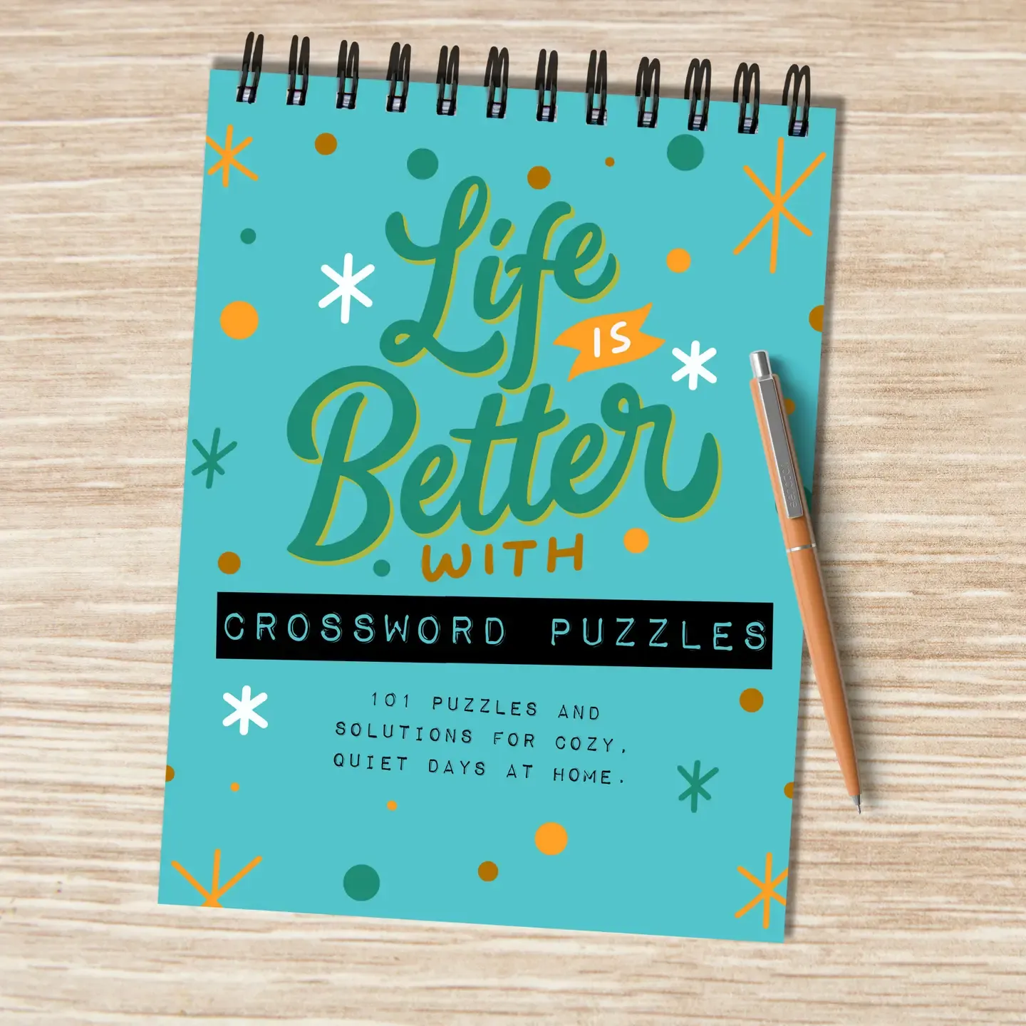 Life Is Better with Crossword Puzzles Pad