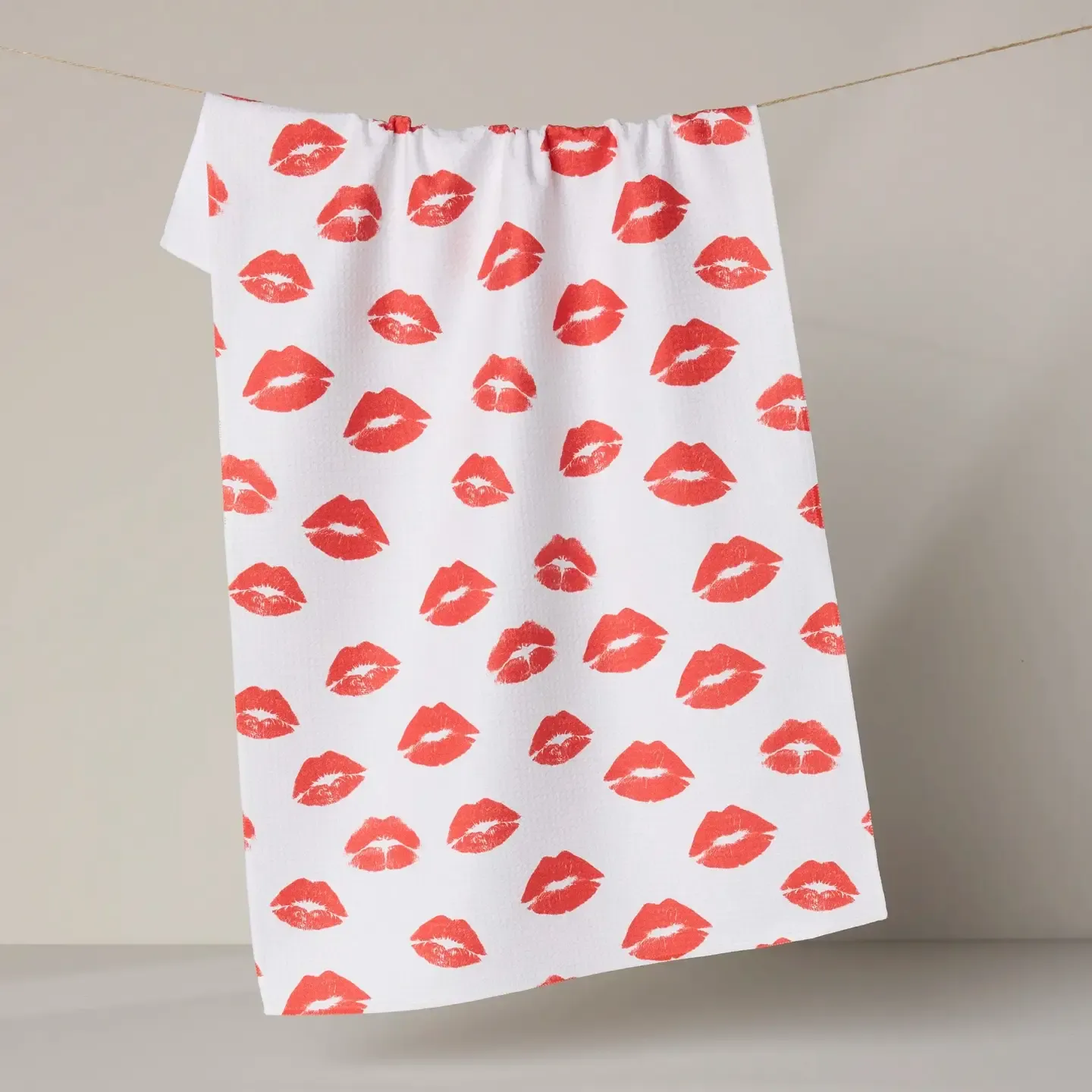 Muchos Besos Tea Towel