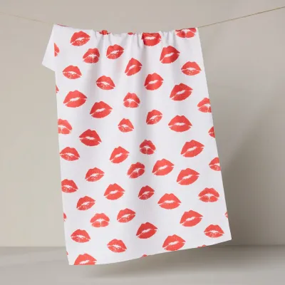 Muchos Besos Tea Towel