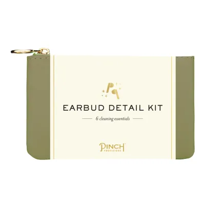 Olive Earbud Detail Kit  (Vegan Leather)
