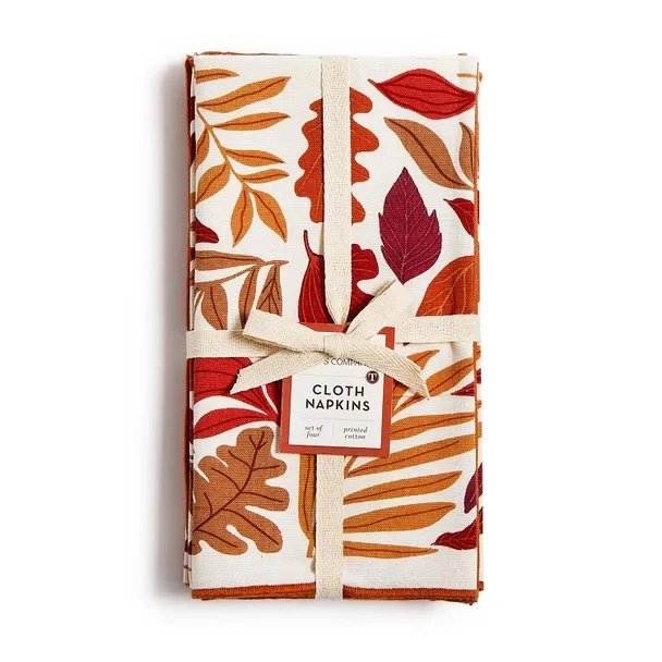 Falling Leaves Cloth Napkins (S/4)