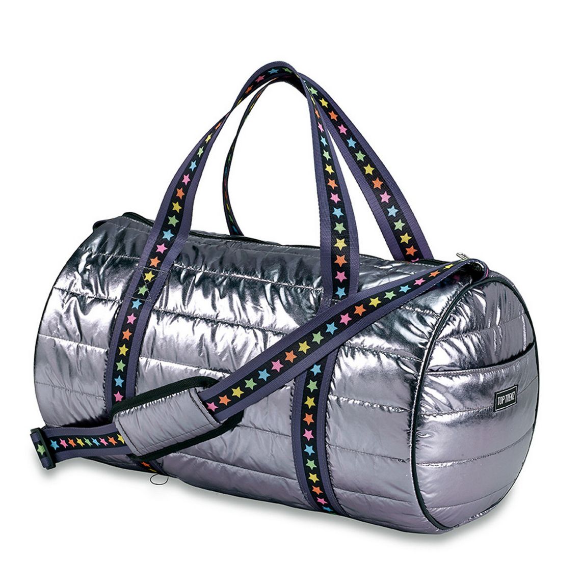 Gunmetal Puffer Duffle Multi Star Straps