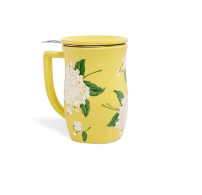 Hydrangea DJ Steeping Cup &amp; Infuser