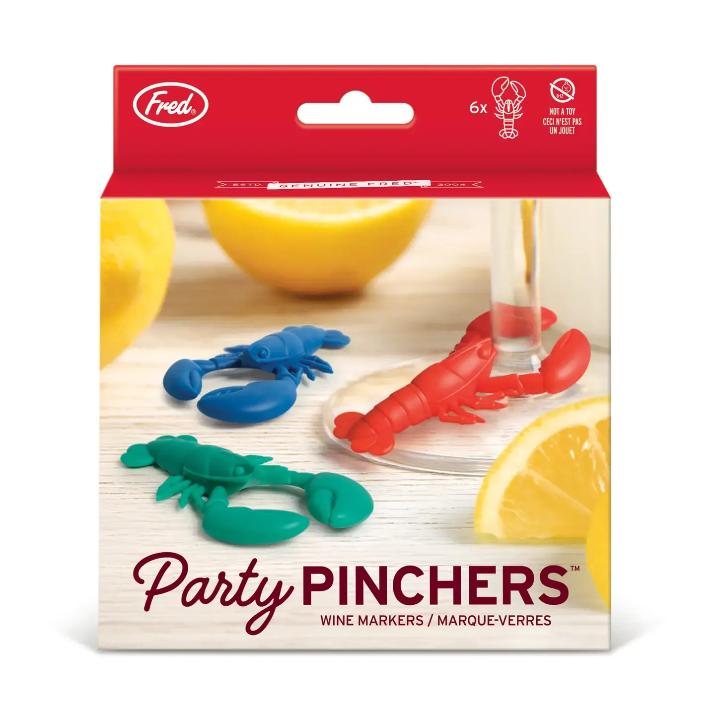 Party Pinchers - Drink Markers (Set of 6)