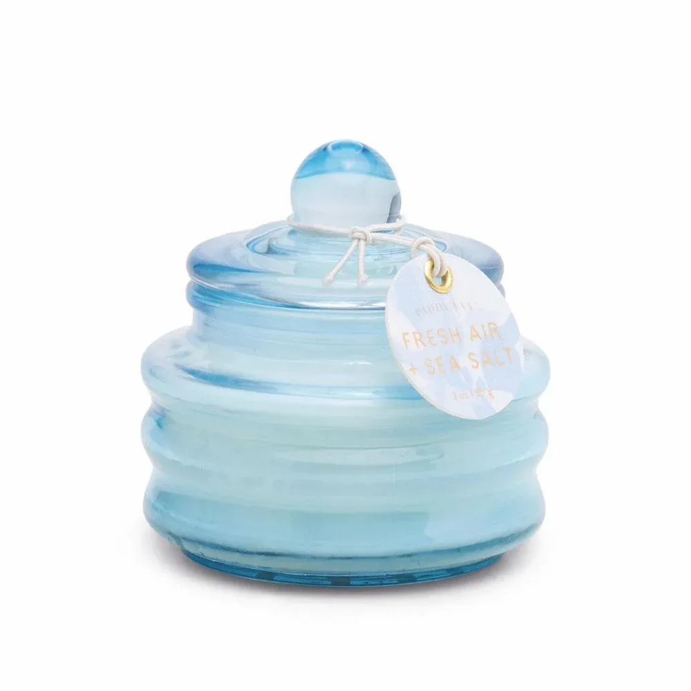 Beam 3 oz Sky Blue Glass - Fresh Air + Sea Salt