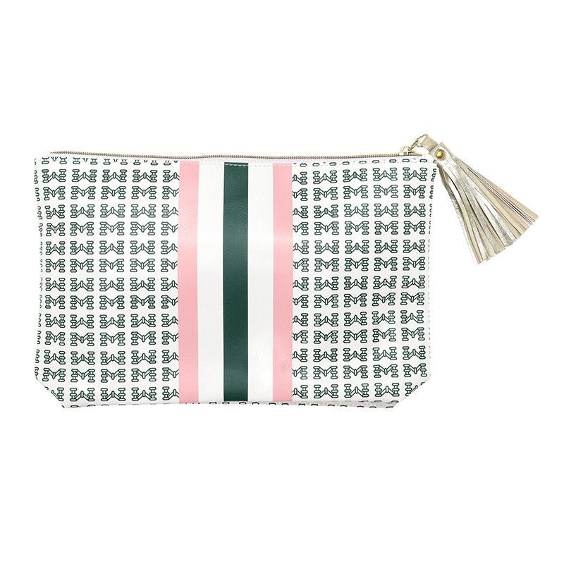 Oil Cloth Pouch -, Style: Tiles