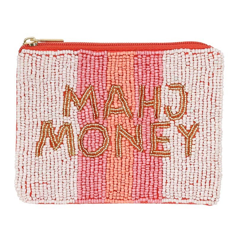 Mahj Money Beaded Pouch