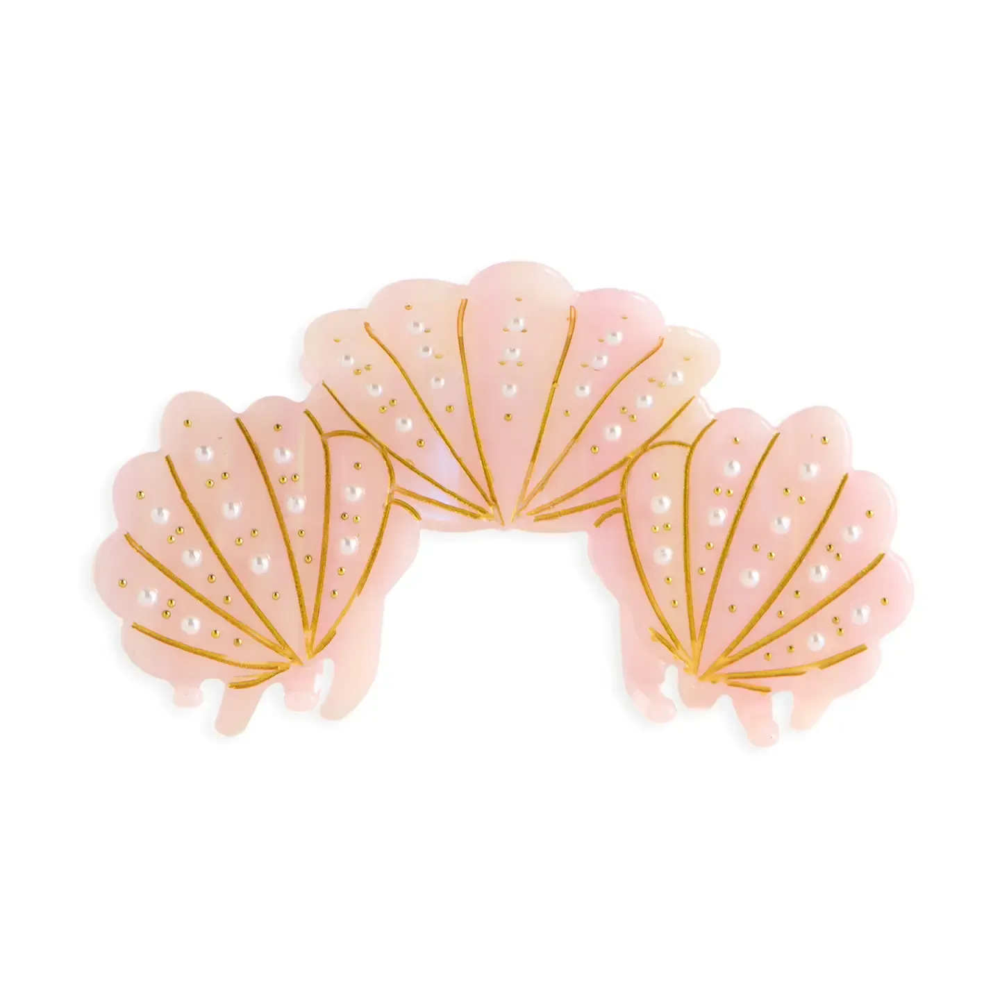 Pearl Starfish Claw Clip, Color: - Pink