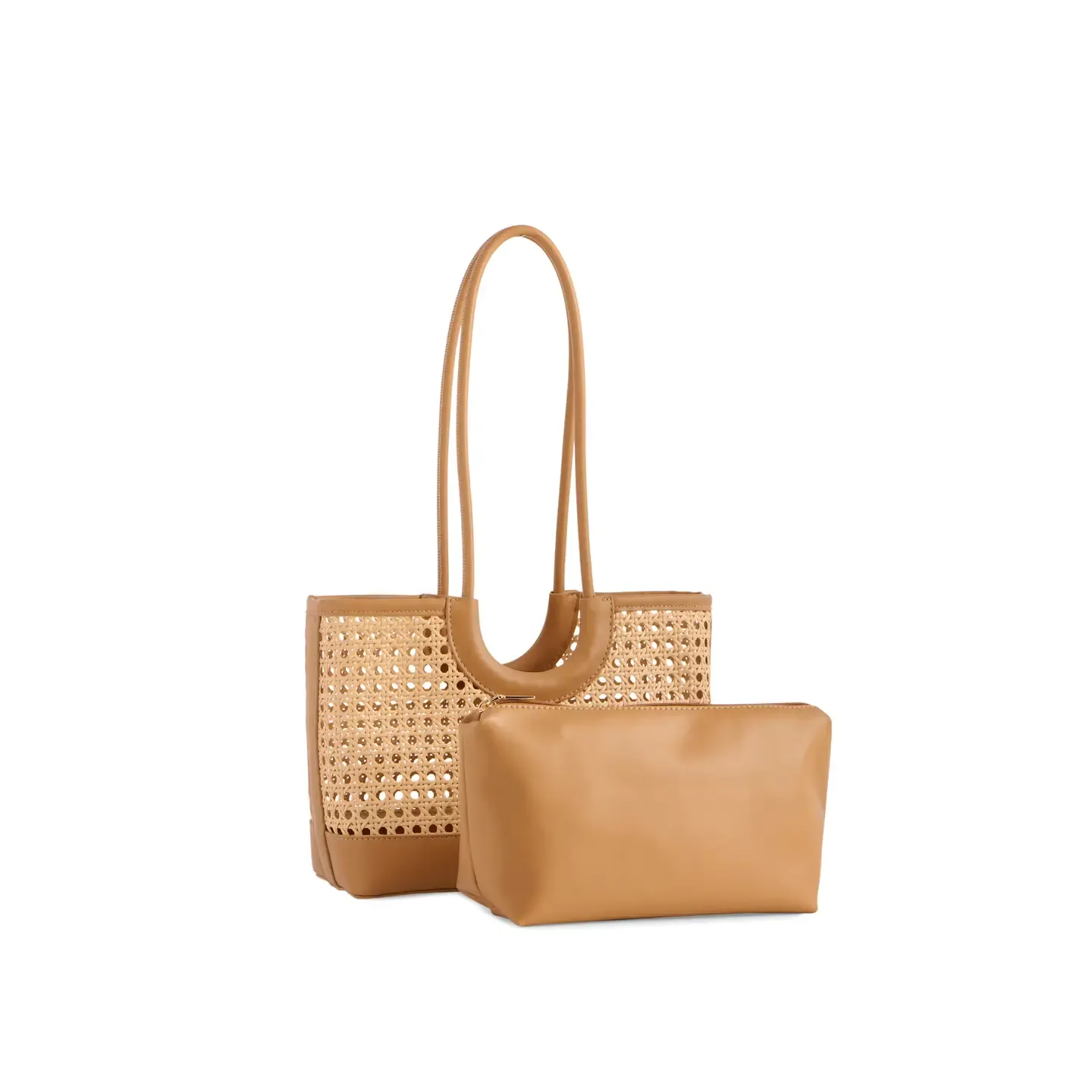 Tan Lyra Mini Tote