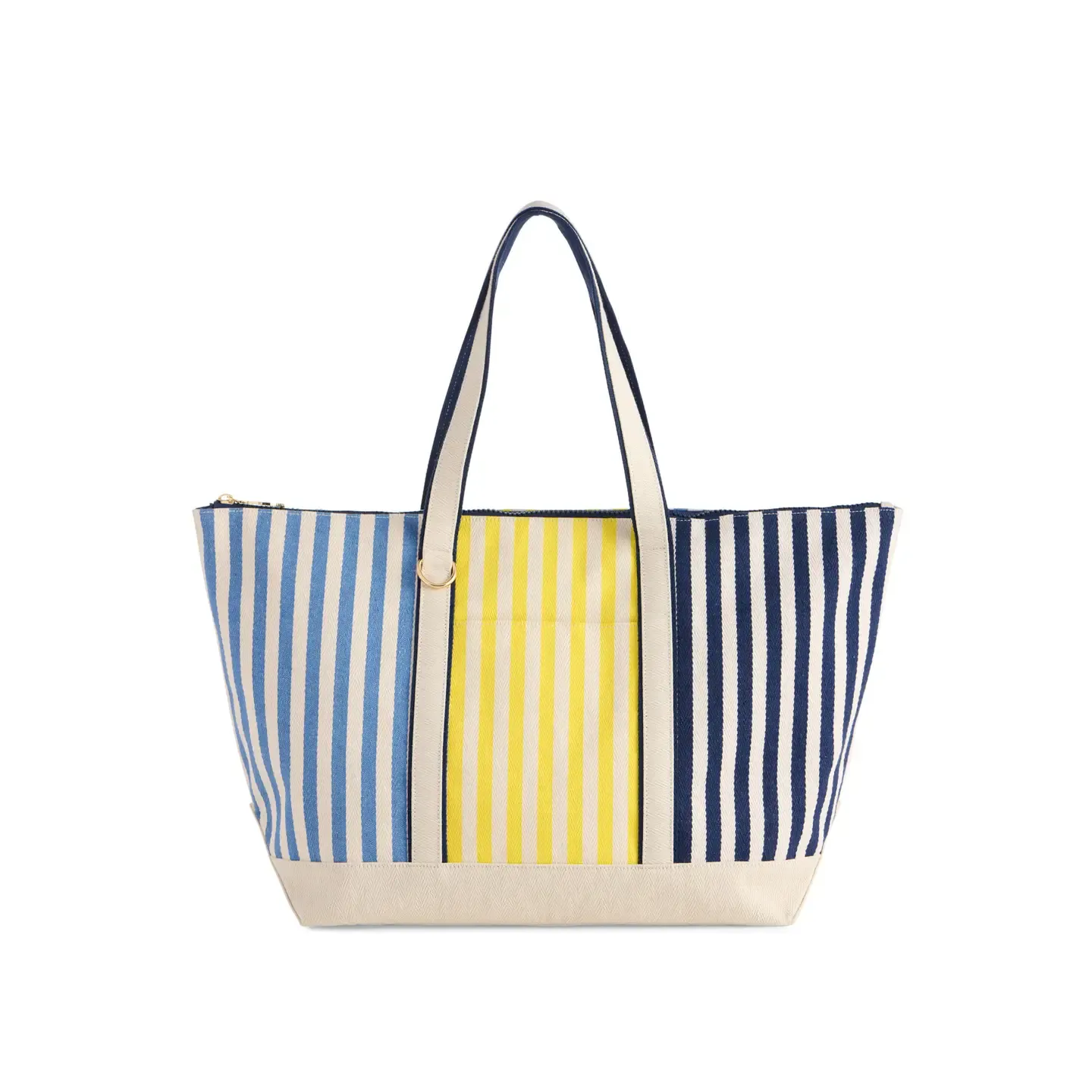 Blue &amp; Yellow Port Stripe Tote