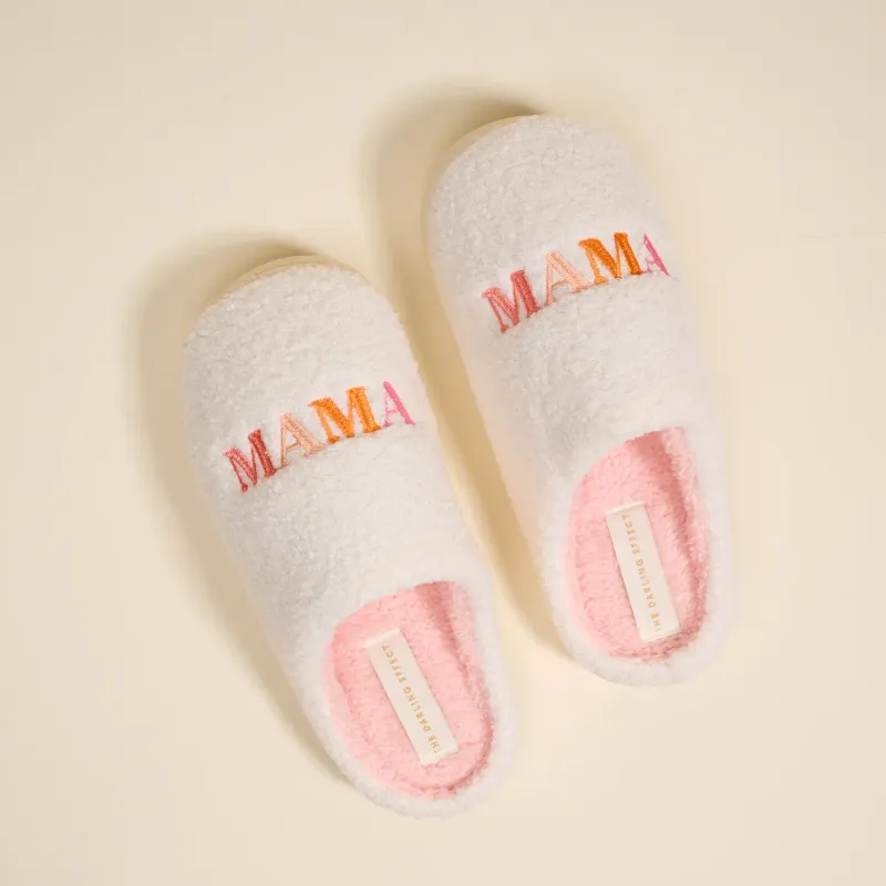 Fuzzy Mama Slippers