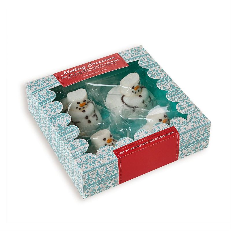Melting Snowman Marshmallow Toppers