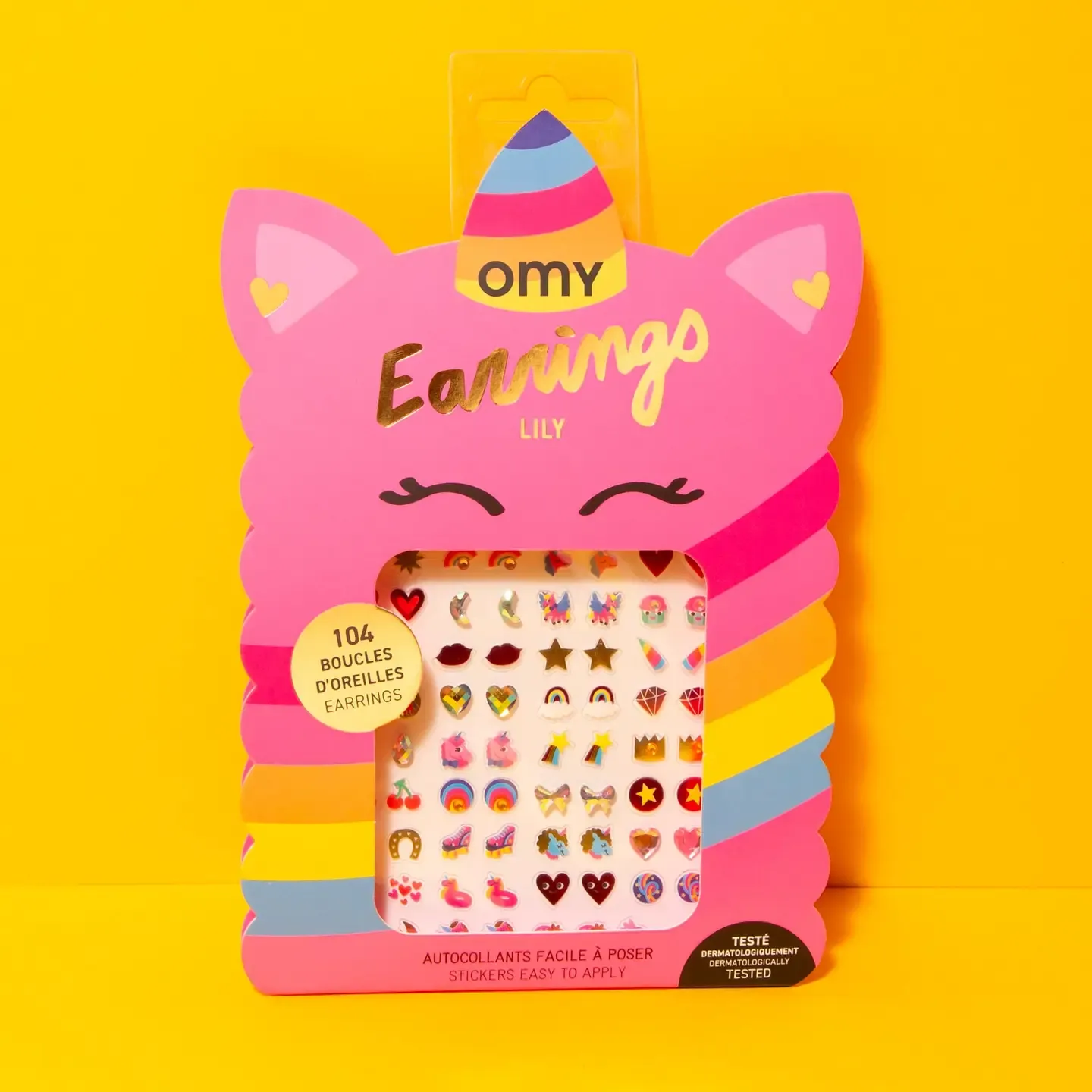 Kids Unicorn Sticky Earrings