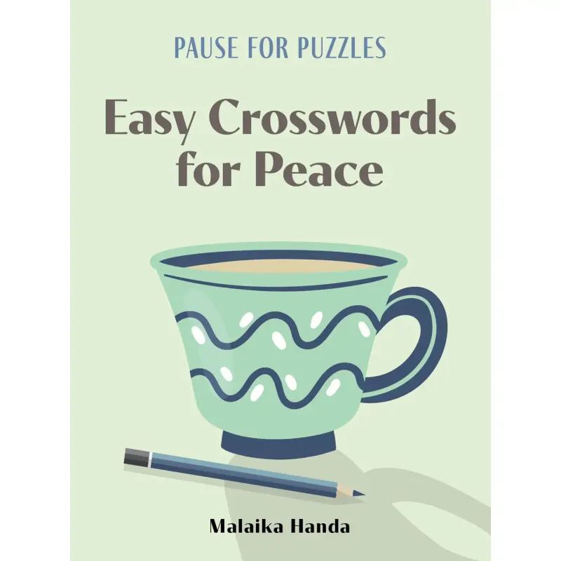Pause For Puzzles: Easy Crosswords For Peace