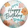 Birthday Boho Daisies Balloon 18"