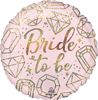 Pink Bride To Be Holographic Balloon 18"